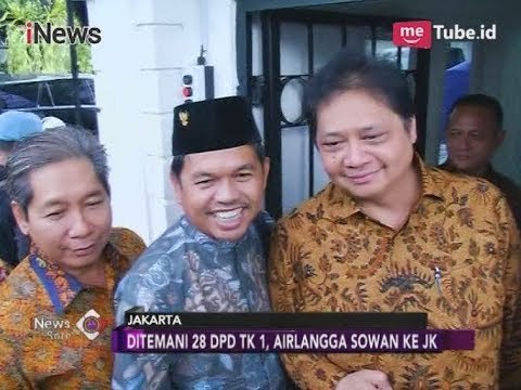 Diduga Bahas Munaslub Partai Golkar, Airlangga Kunjungi JK - iNews Sore 30/11