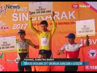 Tour De Singkarak 2017 Umumkan Para Juara dari 4 Kategori - iNews Pagi 01/12