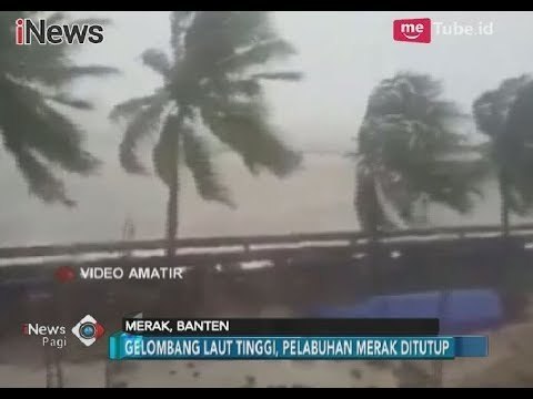 Diterjang Gelombang Laut Setinggi 4 Meter, Pelabuhan Merak Terpaksa Ditutup - iNews Pagi 01/12