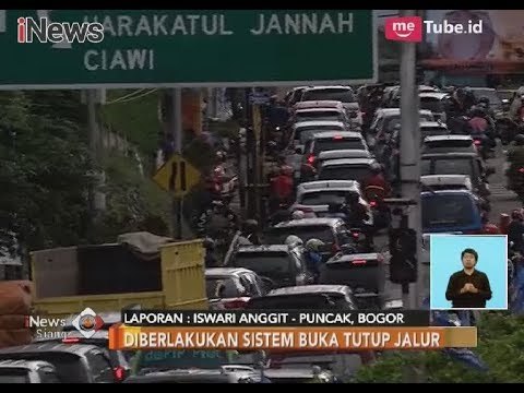 Kondisi Arus Lalu Lintas di Puncak Bogor Terpantau Padat Merayap - iNews Siang 01/12
