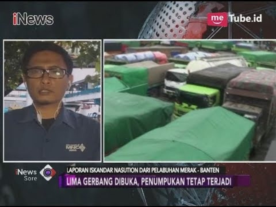 Penumpukan Kendaraan Masih Terjadi di Pelabuhan Merak - iNews Sore 01/12
