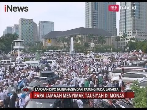 Pantauan Situasi di Bundaran Patung Kuda yang Semakin Dipenuhi Warga - Special Report 02/12