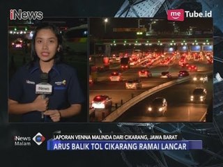 Arus Balik Libur Panjang di GTO Cikarang Ramai Lancar - iNews Malam 03/12