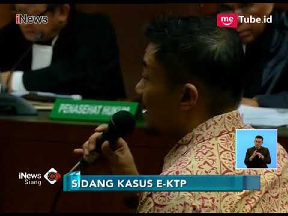 Saksi Sidang Setnov, Charles Susanto Sempat Ditanyakan Produk Kartu Indentitas -  iNews Siang 22/01