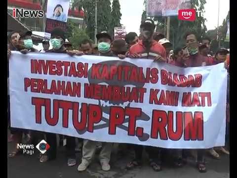 Limbah Berbau Busuk, Ratusan Warga Sukoharjo Tuntut Penutupan Pabrik Tekstil - iNews Pagi 22/01