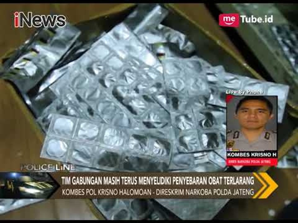 Pasca Penggerebekan Pabrik Pil PCC, Polisi Sudah Temukan Jaringan Pelaku - Police Line 07/12