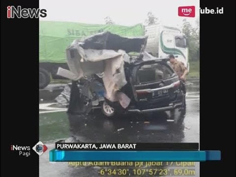 Kecelakaan Maut di Tol Cipali yang Menewaskan Istri Bupati Pidie Aceh - iNews Pagi 09/12