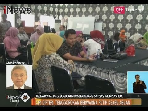 Bahaya Difteri Bisa Membuat Susah Bernapas Hingga Harus Melubangi Tenggorokan - iNews Siang 10/12