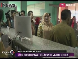 Download Video: Merebak Wabah Difteri, Bupati Banten Sidak Kondisi Pelayanan Rumah Sakit - iNews Sore 12/12