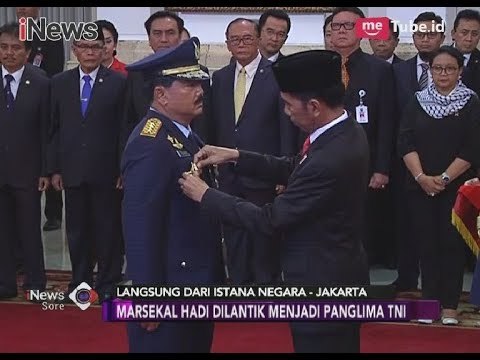 FULL Pelantikan Marsekal Hadi Tjahjanto Menjadi Panglima TNI - iNews Sore 08/12