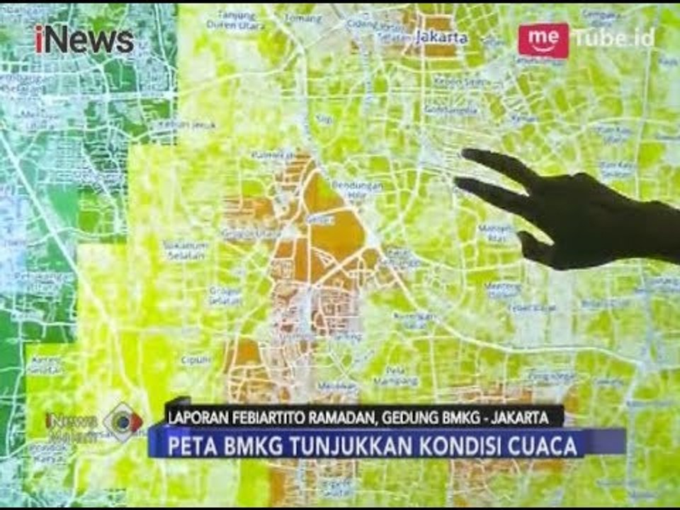 Inilah Peta BMKG yang Menunjukan Kondisi Cuaca di DKI Jakarta - iNews Malam 12/12