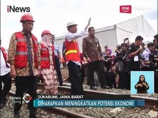 Presiden Jokowi "Groundbreaking" Jalur Rel Ganda Sukabumi-Bogor - iNews Siang 15/12