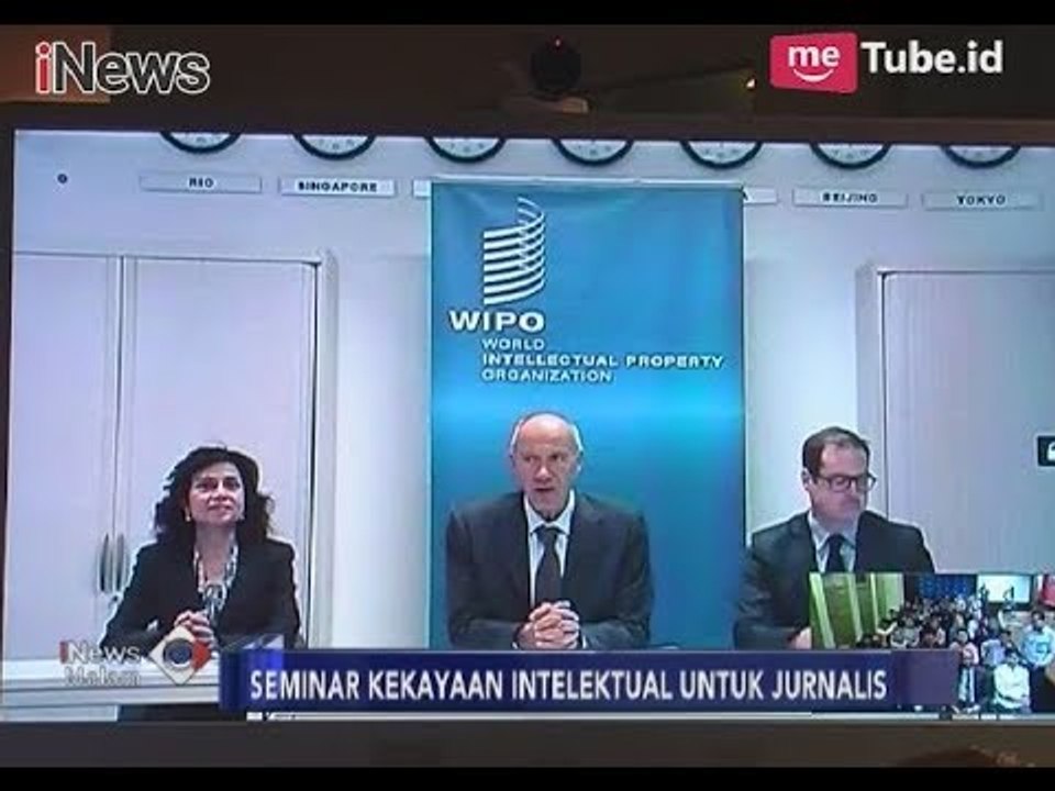 WIPO Gelar Seminar Kekayaan Intelektual untuk Jurnalis di Singapura - iNews Malam 15/12