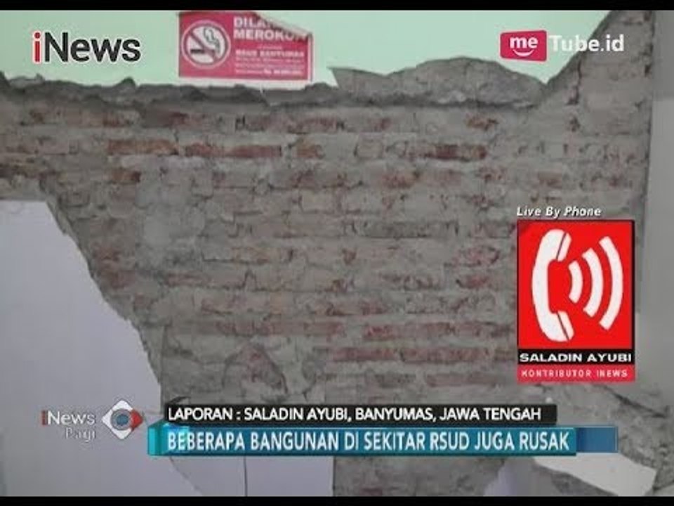 RSUD Banyumas Mengalami Kerusakan Cukup Parah Akibat Dilanda Gempa - iNews Pagi 16/12
