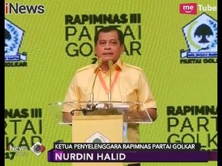 Sebagai Ketua Penyelenggara, Nurdin Halid Buka Rapimnas III Partai Golkar - iNews Sore 18/12