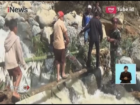 Demi Menuntut Ilmu, Ratusan Pelajar Bertarung Nyawa Lintasi Sungai yang Deras - iNews Siang 18/12