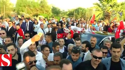 Başkan Erdoğan böyle karşılandı