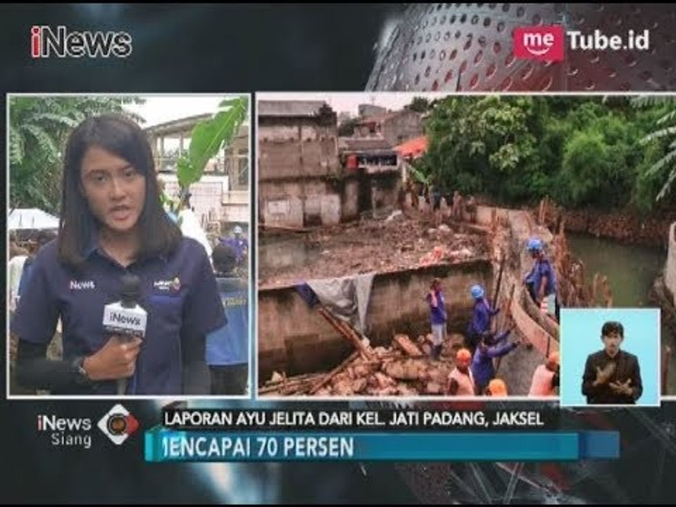 Pasca Jebol, Perbaikan Tanggul Jati Padang Sudah Mencapai 70 Persen - iNews Siang 19/12