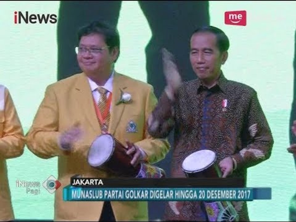Hadir di Munaslub, Presiden Jokowi Singgung "Kubu-kubuan" di Golkar - iNews Pagi 19/12