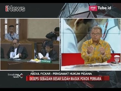 Sebagian Besar Sidang Eksepsi Setnov Sudah Masuk Pokok Perkara - Breaking iNews 20/12