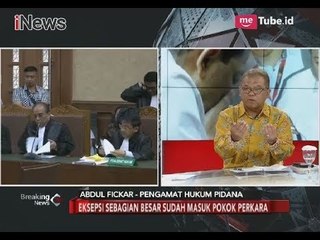 Sebagian Besar Sidang Eksepsi Setnov Sudah Masuk Pokok Perkara - Breaking iNews 20/12