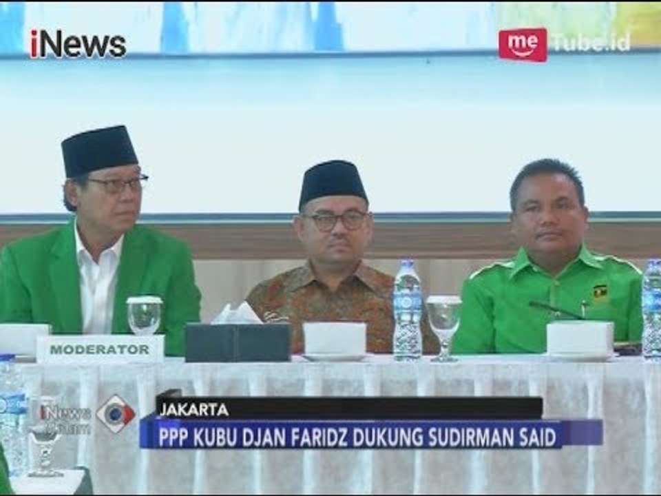 PPP Kubu Djan Faridz Resmi Dukung Sudirman Said di Pilgub Jateng - iNews Malam 20/12