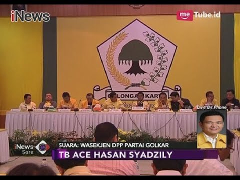 Keterangan Wasekjen DPP Partai Golkar Terkait Pengukuhan Airlangga - iNews Sore 15/12