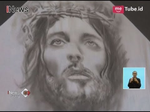 Kreatif, Lukisan Tema Natal Dengan Teknik Air Brush - iNews Siang 22/12