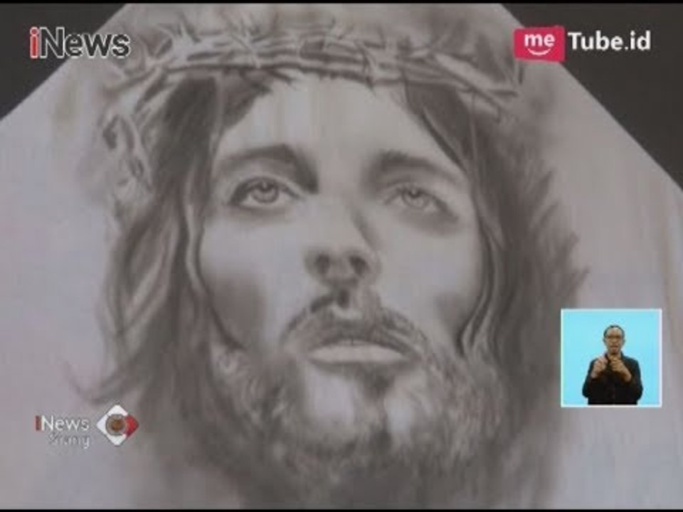 Kreatif, Lukisan Tema Natal Dengan Teknik Air Brush - iNews Siang 22/12