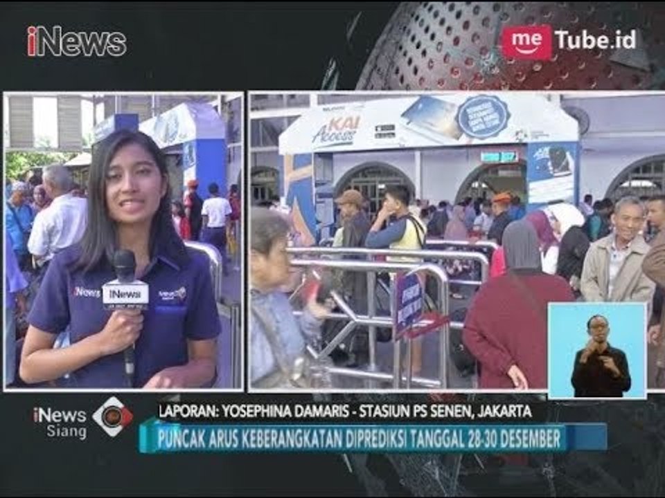 Puncak Arus Keberangkatan di Stasiun Senen Diprediksi Tanggal 28-30 Desember - iNews Siang 22/12