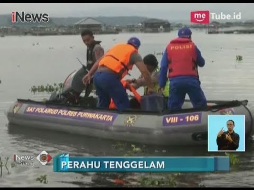 Informasi Terkini Terkait 6 Korban Perahu Tenggelam di Waduk Cirata - iNews Siang 22/12