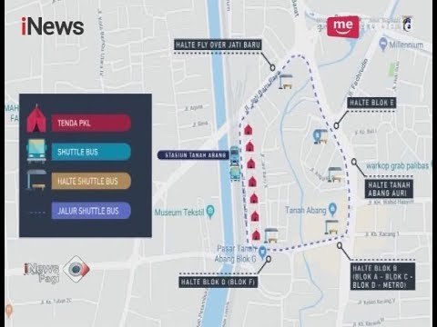 Tanah Abang Ditata, Inilah Rekayasa Lalin Oleh Dishub DKI Jakarta - iNews Pagi 22/12