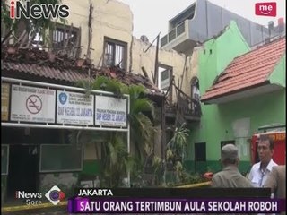 Kondisi Tak Layak, Aula SMPN 32 Jakarta Runtuh & Menimbun 3 Orang - iNews Sore 21/12