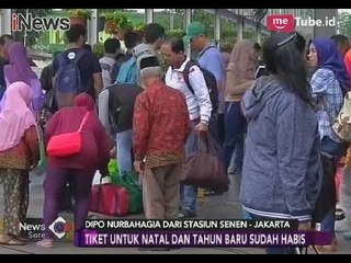 Download Video: Stasiun Senen Mulai Dipadati Penumpang Dalam Libur Natal & Tahun Baru - iNews Sore 23/12