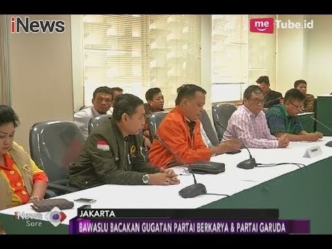 Terima Gugatan, Bawaslu Beri Waktu Partai Garuda & Berkarya untuk Penuhi Syarat - iNews Sore 23/12