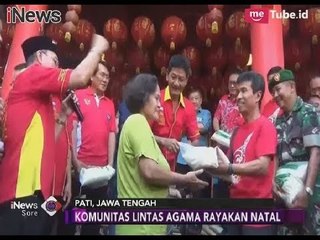 Sejumlah Tokoh Lintas Agama di Pati Gelar Aksi Sosial untuk Rayakan Natal - iNews Sore 24/12