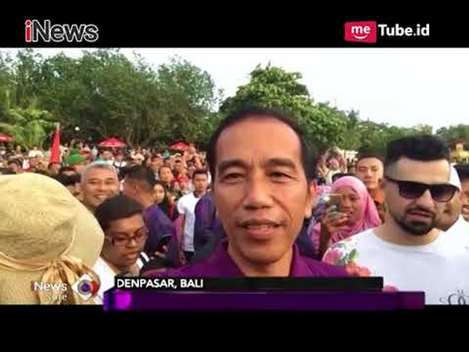 Suarakan Bali Aman, Presiden Nge-Vlog & Berfoto Bersama Turis di Pantai Kuta - iNews Sore 23/12