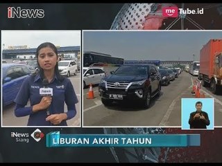 Arus Lalu Lintas di GT Cikarang Utama Dipadati Mobil Pribadi - iNews Siang 23/12