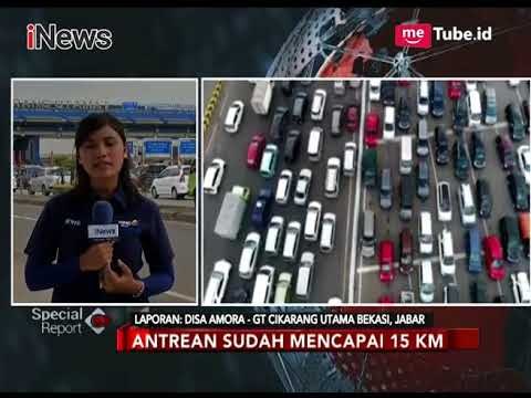 GT Cikarang Utama Dipenuhi Antrean Kendaraan Sepanjang 15 Km - Special Report 22/12