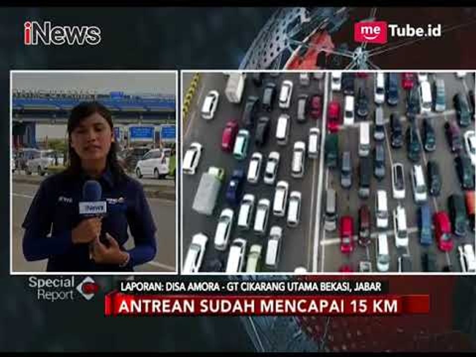 GT Cikarang Utama Dipenuhi Antrean Kendaraan Sepanjang 15 Km - Special Report 22/12