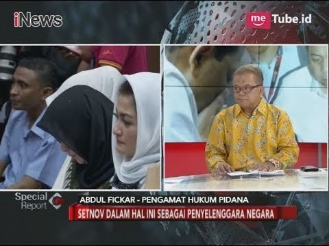 Terkait Persidangan Setnov, Dakwaan yang Tidak Lengkap Bisa Batal Demi Hukum - Special Report 20/12