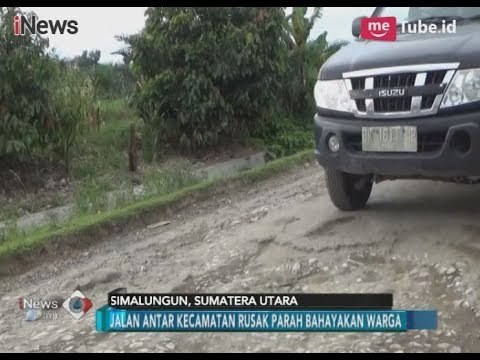 Derita Warga Simalungun Terkait Kerusakan Jalan yang Puluhan Tahun Tak Diperbaiki - iNews Pagi 25/12