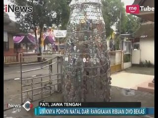 Download Video: Unik!! Gereja di Jateng Membuat Pohon Natal Dari Kepingan DVD Bekas - iNews Pagi 24/12