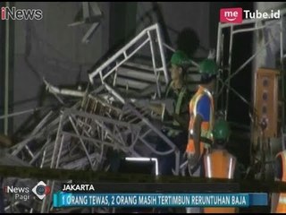 Kanopi Apartemen Pakubuwono Ambruk, Satu Pekerja Tewas Seketika - iNews Pagi 27/12