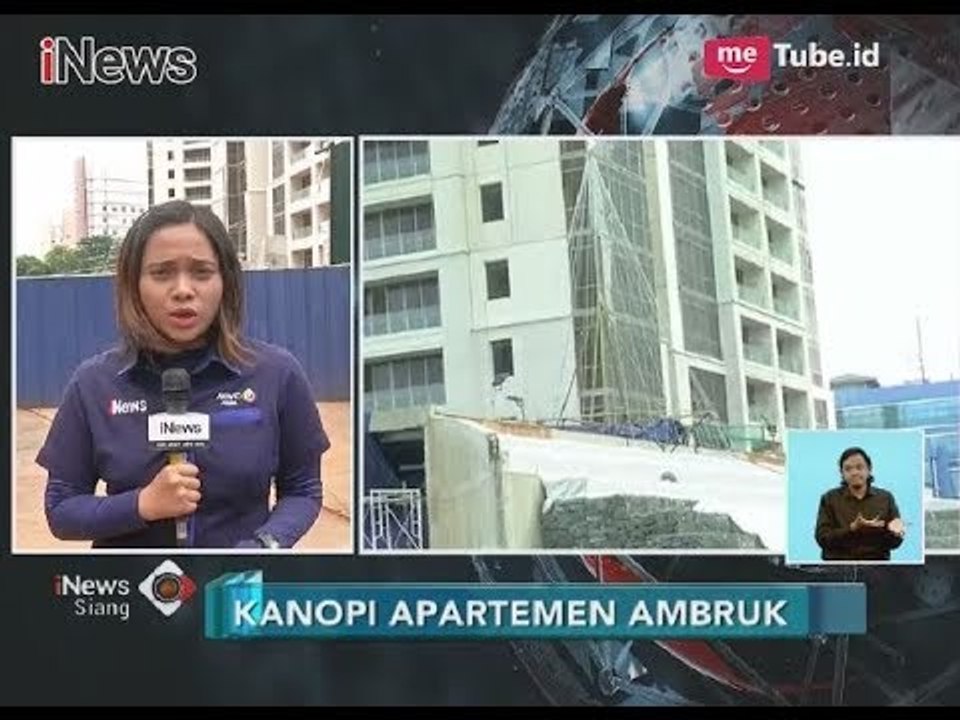 Informasi Terkait Proses Evakuasi Pasca Ambruknya Kanopi Apartemen - iNews Siang 27/12