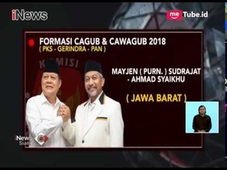 Inilah Formasi Bacagub dari Koalisi Gerindra, PKS dan PAN di 5 Wilayah - iNews Siang 28/12