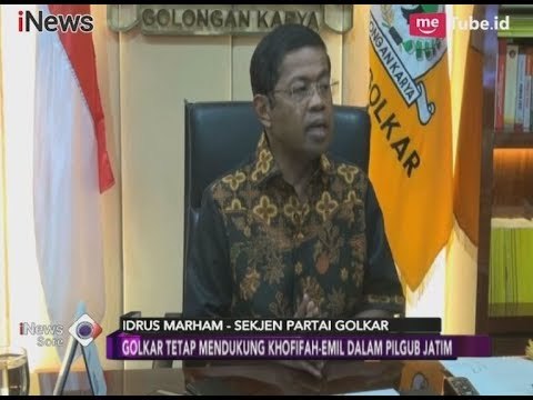 Final! Partai Golkar Dukung Khofifah Dan Emil pada Pilgub Jatim - iNews Sore 26/12