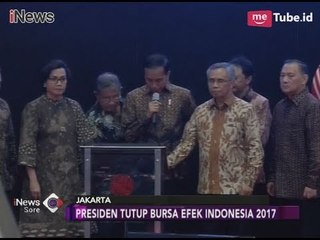 Presiden Jokowi Tutup Perdagangan Saham BEI 2017 - iNews Sore 29/12