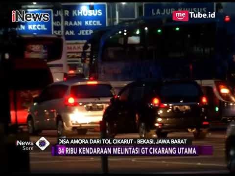 Sempat Terjadi Kepadatan, Gerbang Tol Cikarang Utama Berangsur Normal - iNews Sore 30/12