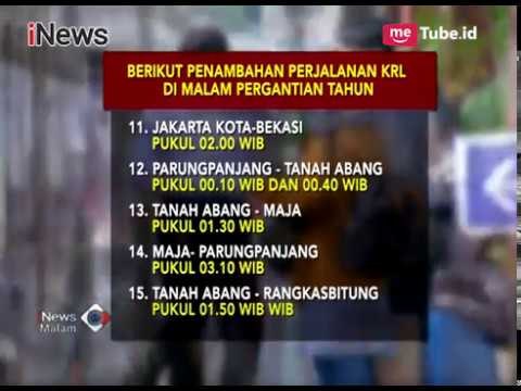 Malam Tahun Baru, KRL Berikan Pelayanan Hingga Pukul 03.00 Pagi - iNews Malam 30/12